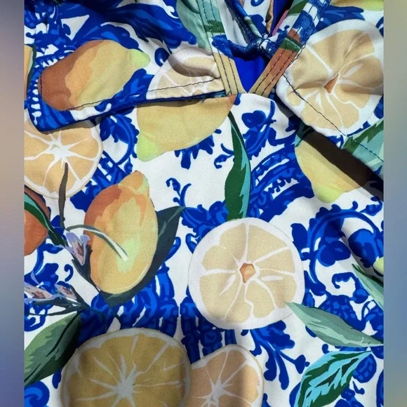 NWOT - One Piece Swimsuit 2024 Lemon Print - Picture 2 of 3